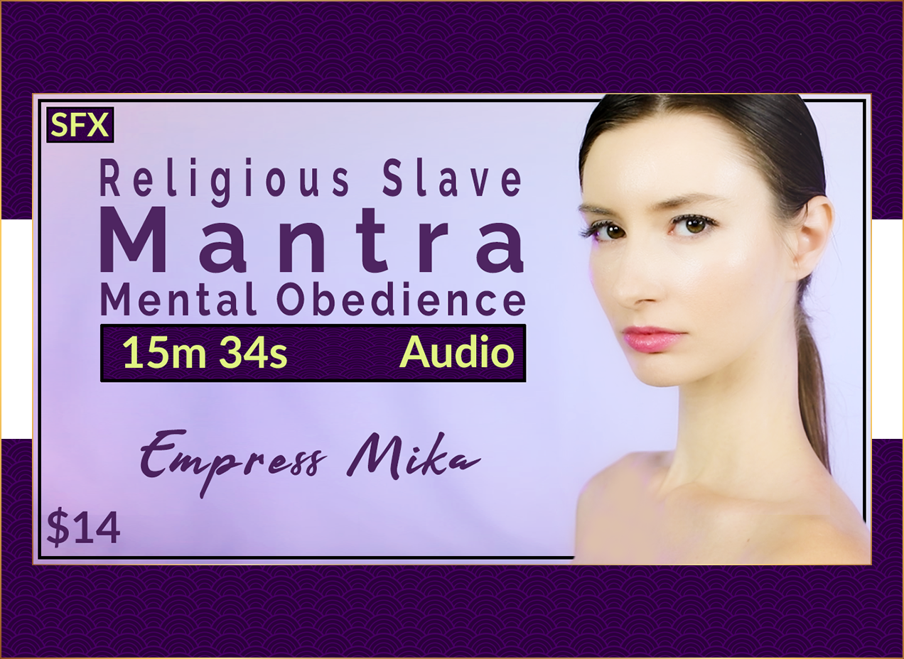 Religious Slave Mantra Mental Obedience Audio MP3